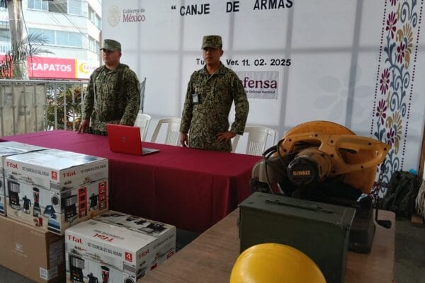 Instalan módulo de “Canje de Armas” en Tuxpan.