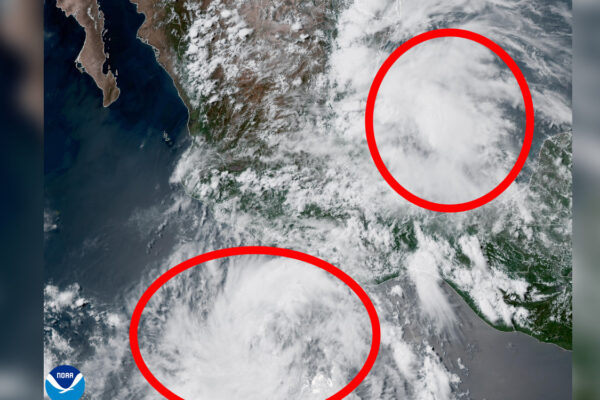 Se forman tormentas tropicales en Golfo y Pacífico: Flossie y Barry