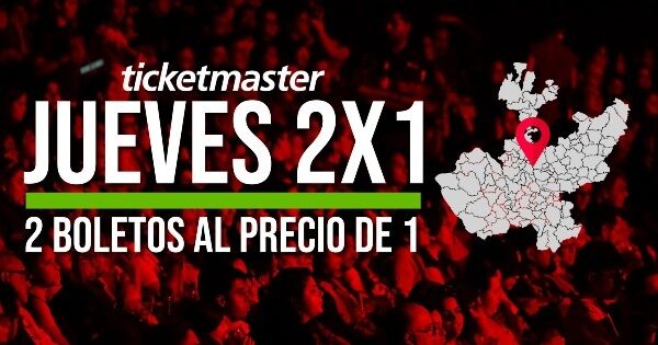 Ticketmaster 2×1: Lista COMPLETA de conciertos a los que aplica la promoción en Guadalajara HOY jueves 28 de agosto de 2025