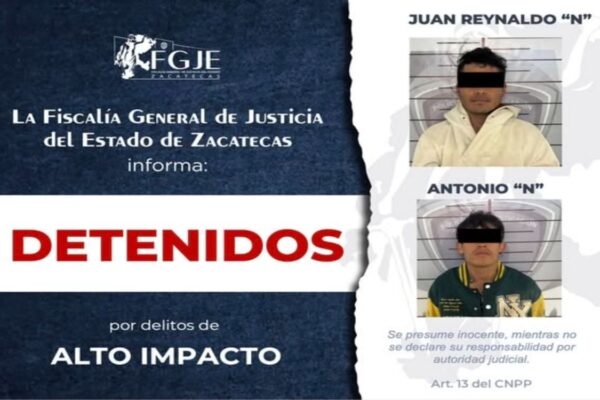 Hallan sin vida a buscadora de Zacatecas tras varios días desaparecida; hay dos detenidos