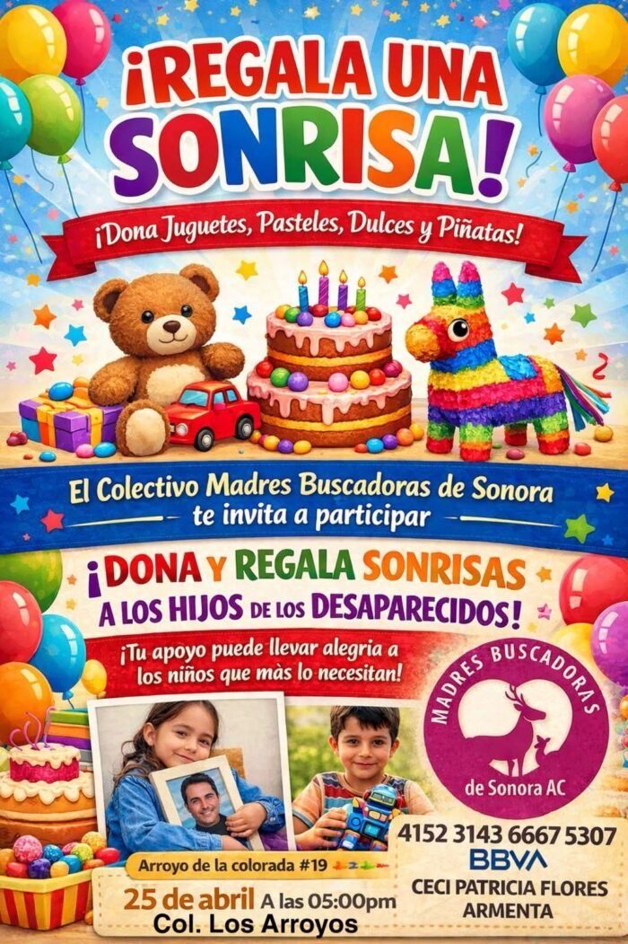 Buscadoras piden apoyo para hijos de desaparecidos