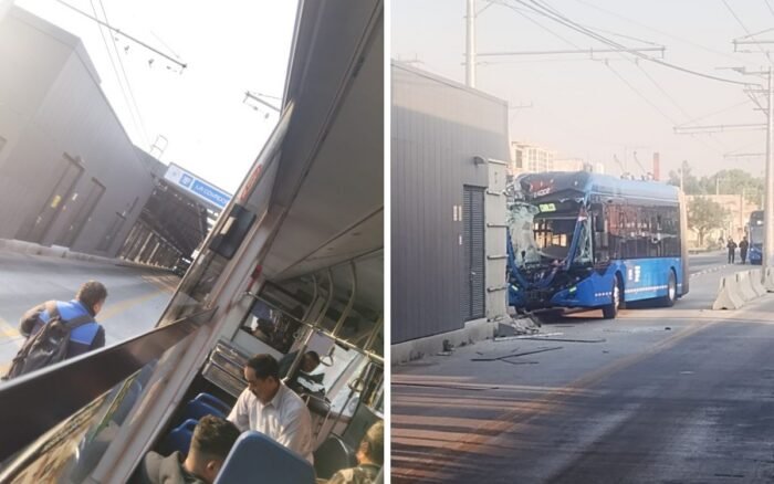 Choque de trolebús en Chalco deja veinte heridos