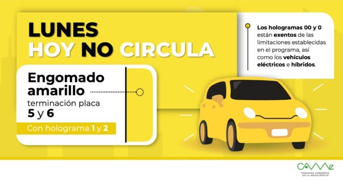 Hoy No Circula CDMX y Edomex | ¿Qué autos descansan este lunes 13 de abril?