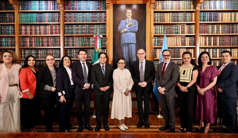 Titular de Segob presume supuestos avances ante comisionado de la ONU para los Derechos Humanos