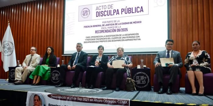 CDMX | Fiscalía se disculpa por desaparición administrativa de persona con discapacidad