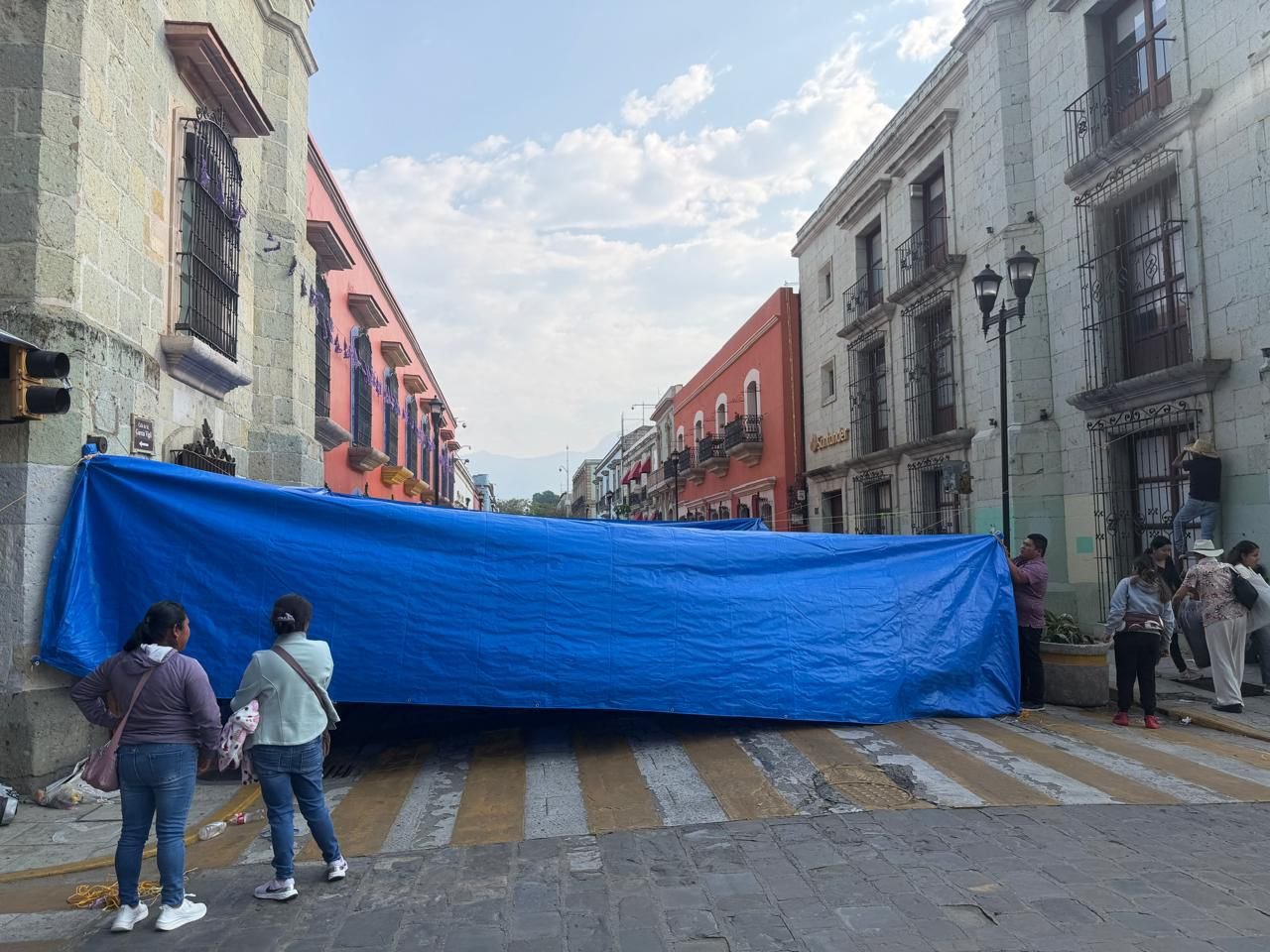 CNTE toma todo el centro de Oaxaca