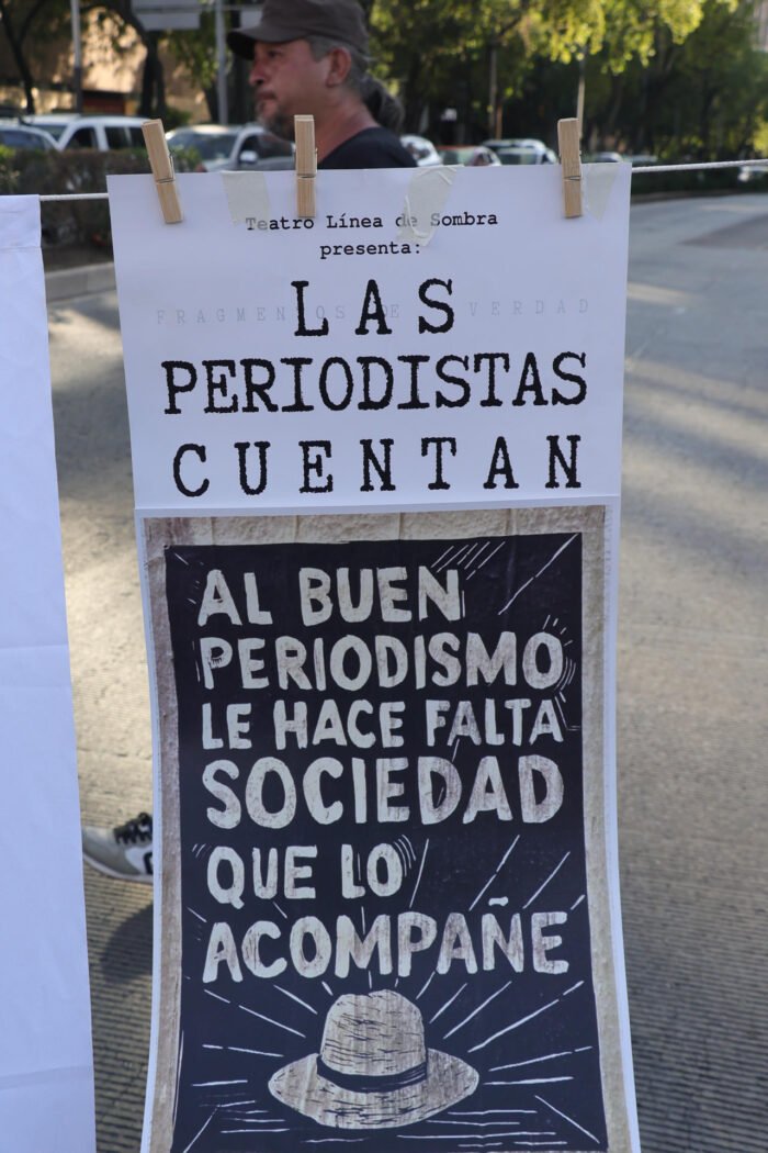 El antimonumento que recuerda a los periodistas asesinados y desaparecidos en México