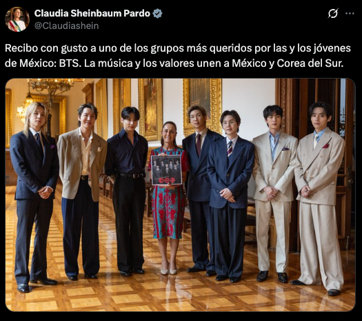 “¡Hola!”, “Te amo, te quiero”: BTS enloquece al Zócalo