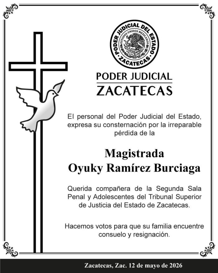 Magistrada de Zacatecas fallece tras ataque de abejas