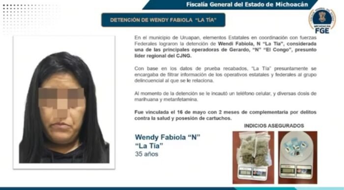 Michoacán | Capturan a ‘La Tía’, presunta implicada en asesinato de Carlos Manzo