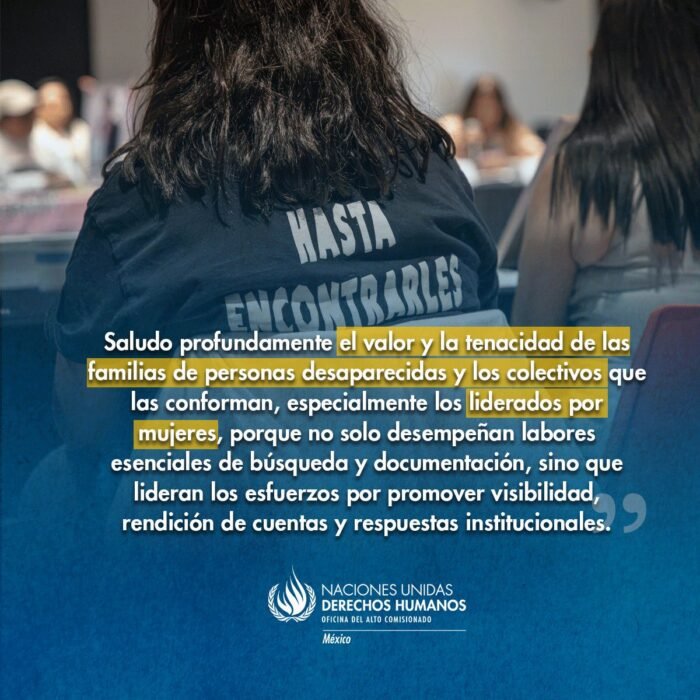 ONU DH reconoce a madres buscadoras mexicanas y su exigencia de justicia