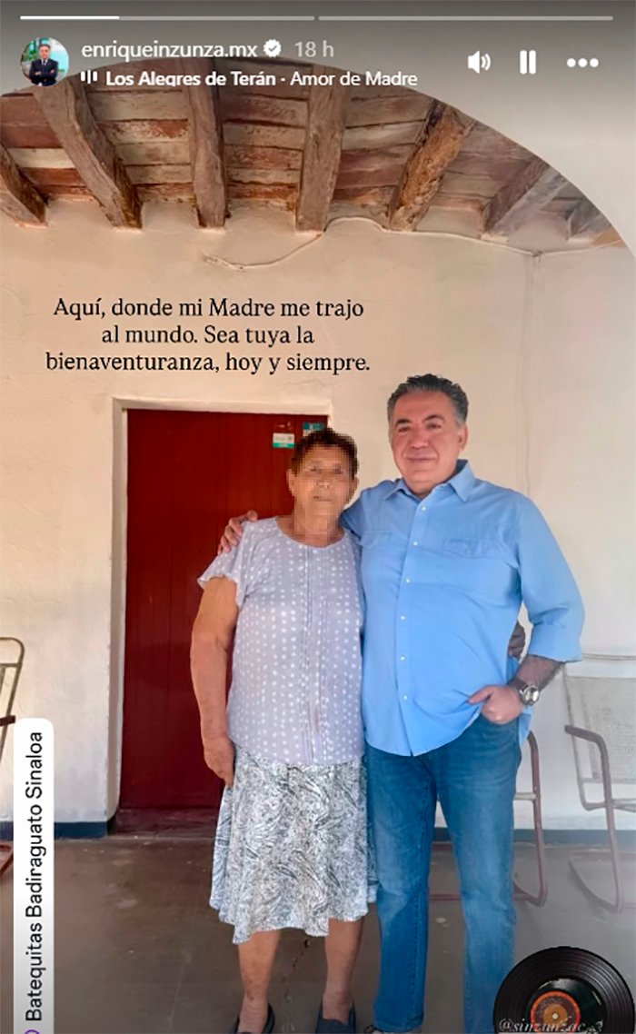 Senador Inzunza reaparece en Badiraguato; publica cita en latín sobre ‘mantener la mente serena’