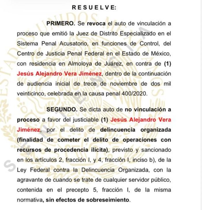 Tribunal revoca proceso por “Estafa Maestra” y ordena libertad de exrector de la UAEM