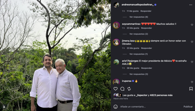 Camino de la candidatura: Andy López Beltrán saca foto con AMLO