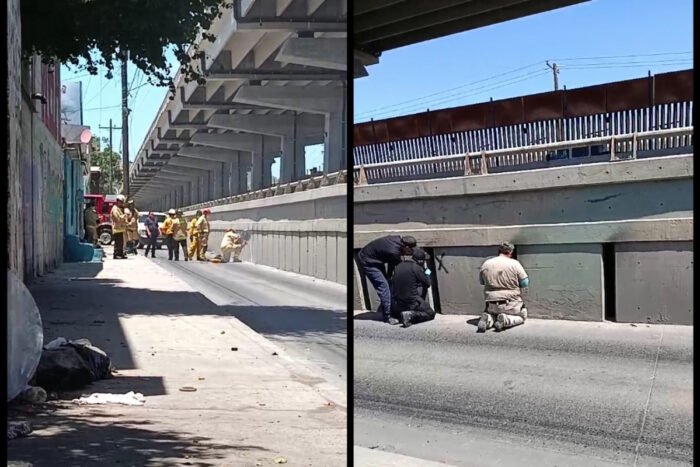 Encuentran cuerpo de mujer desaparecida atrapado en estructura de un puente en Tijuana
