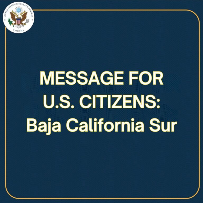 Estados Unidos emite alerta tras balacera en Los Cabos; murió ciudadano de EE.UU.