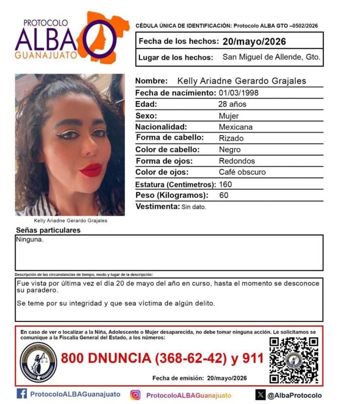 Guanajuato | Nieta de ‘Paquita La del Barrio’ está desaparecida