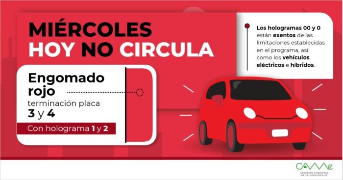 Hoy No Circula en CDMX y Edomex: ¿Qué autos descansan este miércoles 10 de junio?