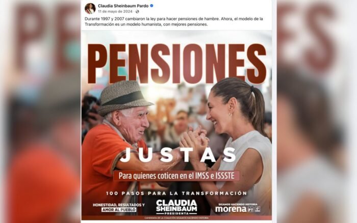 Sheinbaum y la reforma a pensiones: De ser uno de los ‘100 pasos para la transformación’ al ‘no hay recursos’