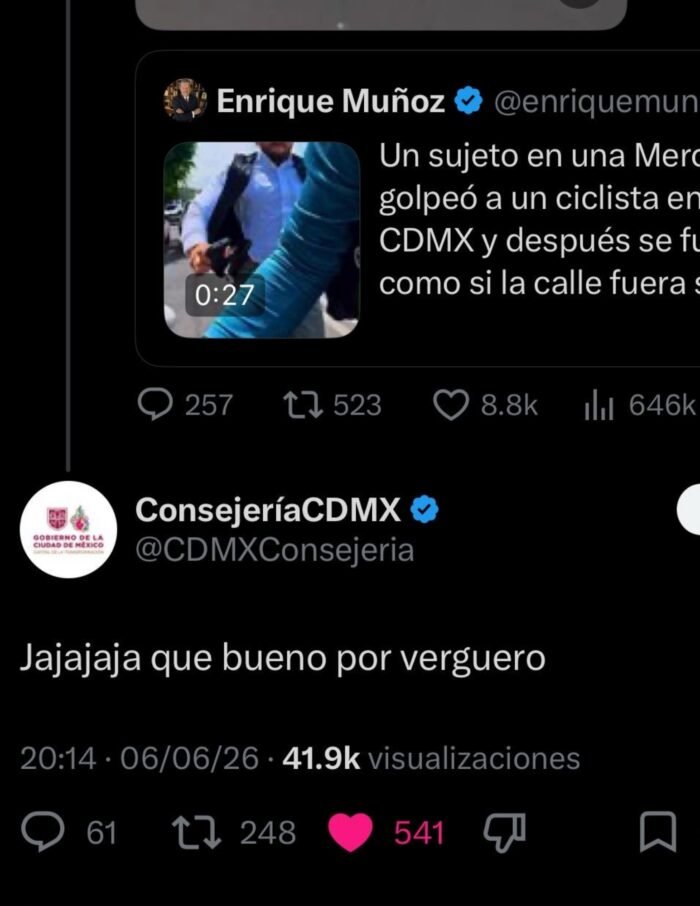 Tras grosera publicación, Consejería CDMX asegura que hackearon su cuenta