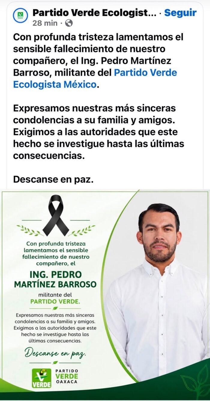 Asesinan a Pedro Martínez Barroso, exalcalde de San Juan Cacahuatepec, Oaxaca