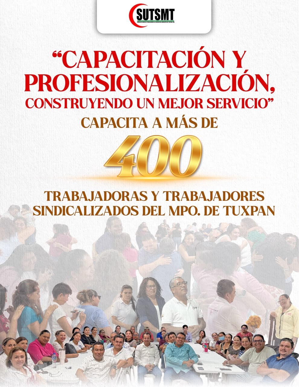 SUTSMT impulsa capacitación permanente de trabajadores municipales en Tuxpan – Foto 3