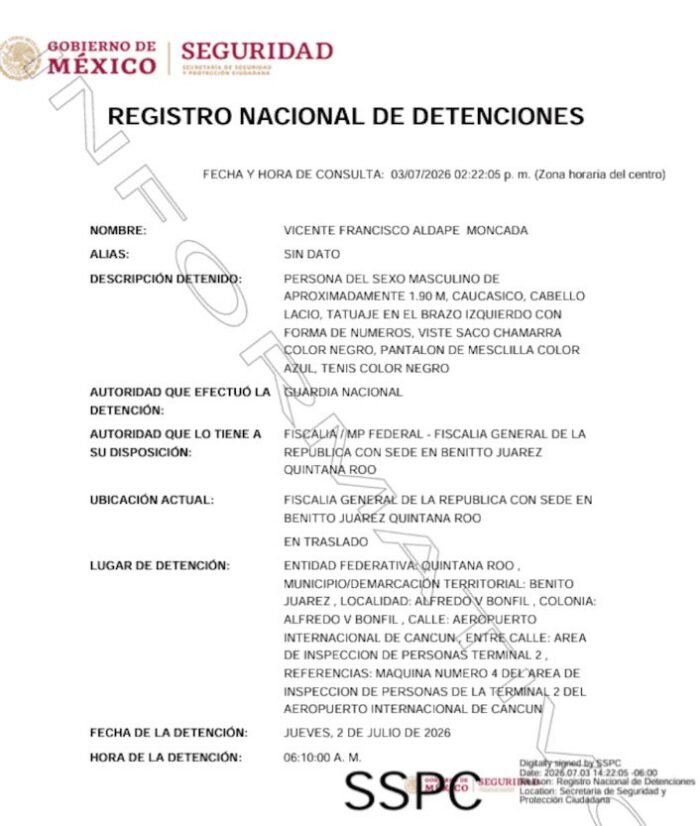 Renuncia tesorero de Tulum tras su detención en el Aeropuerto de Cancún