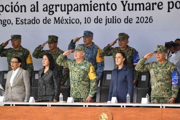 Sheinbaum reconoce al agrupamiento Yumare por misión en Venezuela