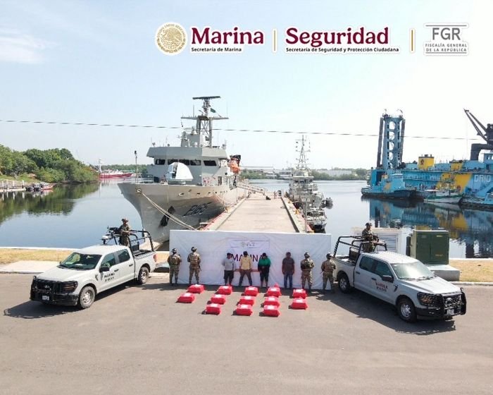 Video | Tras persecución, Marina incauta 1
