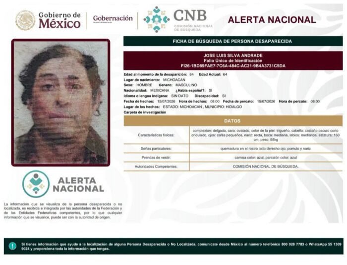 Amnistía Internacional exige localizar con vida al defensor ambiental José Luis Silva Andrade
