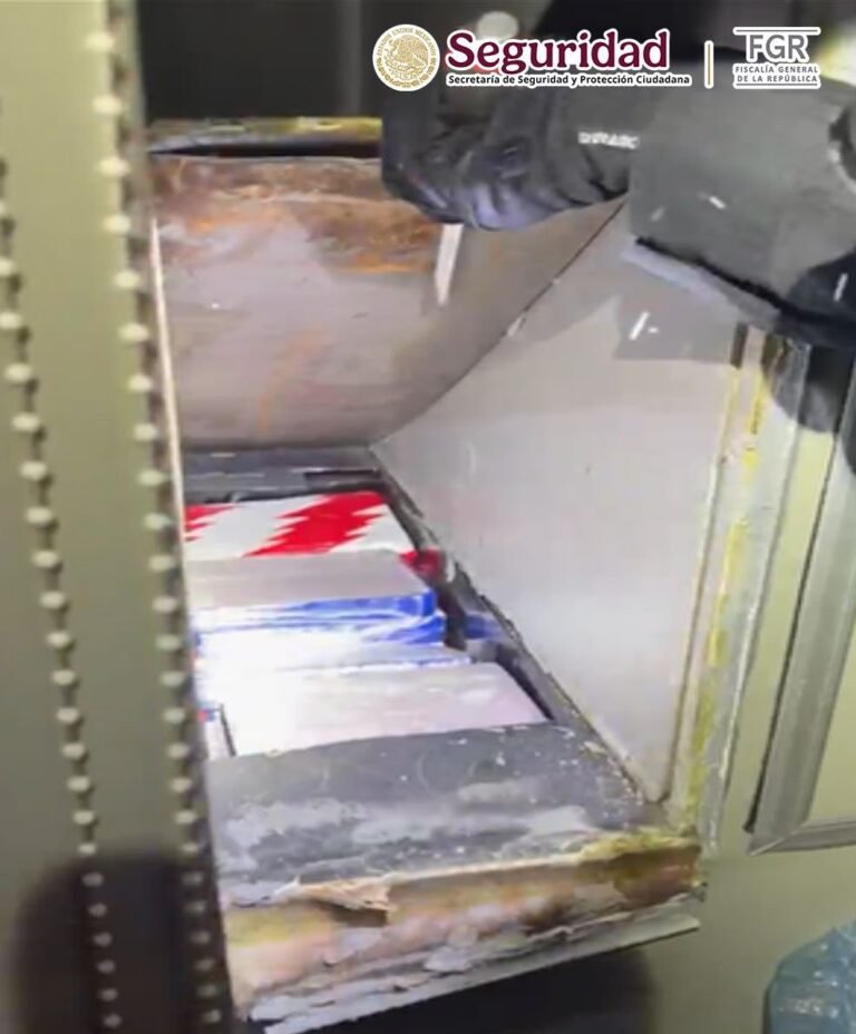 Caen dos choferes de autobús con 10 paquetes de fentanilo y 8 de heroína