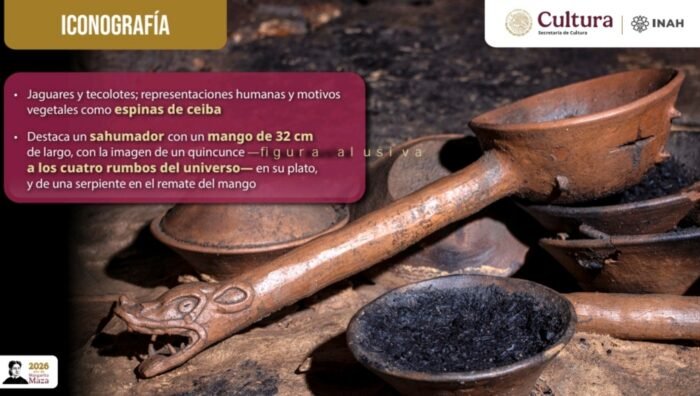 México descubre 179 piezas prehispánicas en una cueva ritual de la cultura zoque