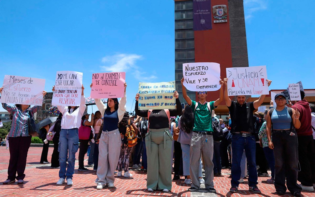 UNAM aplicará examen de control presencial del 12 al 19 de agosto