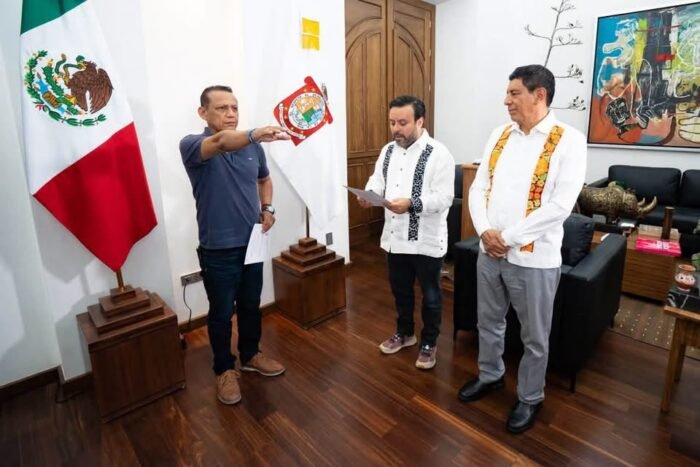 Designan a Francisco Vásquez como comisionado municipal de Juchitán