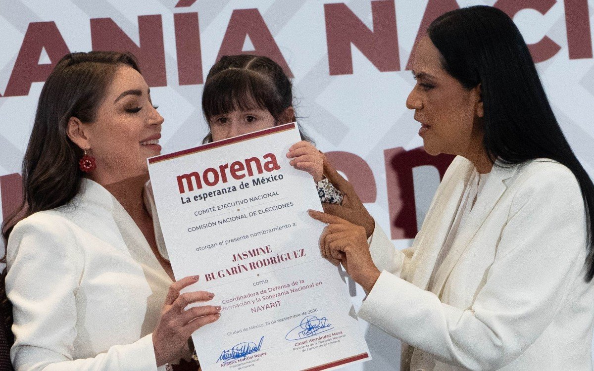Jasmine Bugarín quedó detrás de Santana, pero será coordinadora de Morena en Nayarit