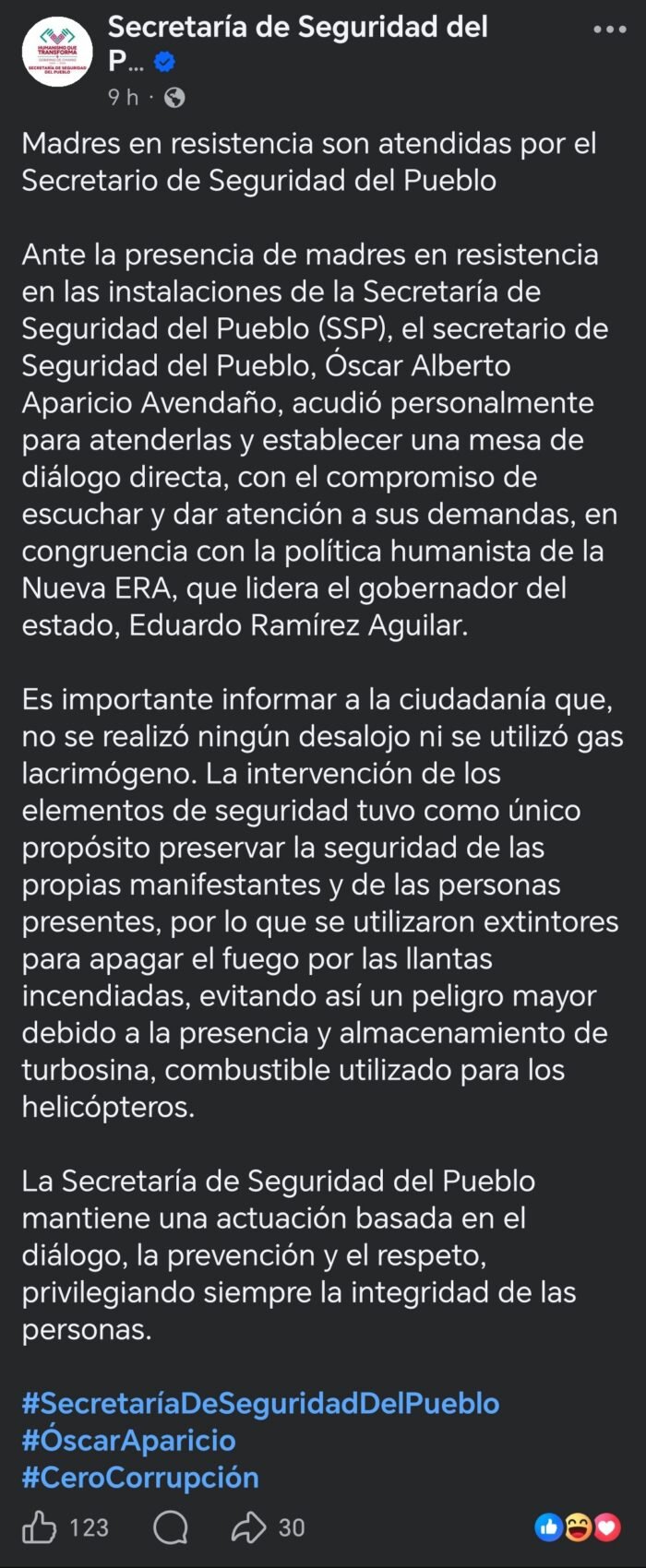 Madres en Resistencia denuncia agresiones de policías en Chiapas