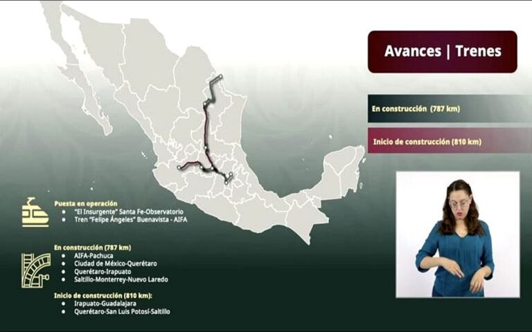 México construirá 2 mil 400 km de vías ferroviarias en este sexenio