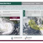 Sheinbaum descarta por ahora impacto directo de huracán Polo en costas mexicanas