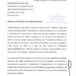 Cámara de Diputados recibe la renuncia de Taddei: ‘Me retiro con serenidad…’