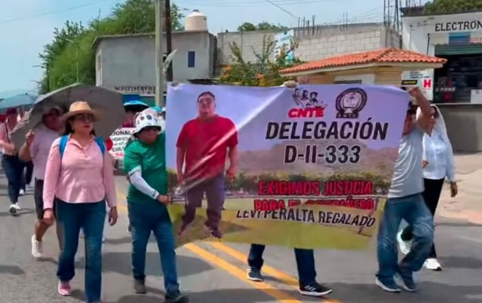 Con paro, bloqueos y marchas, Sección 22 de la CNTE en Oaxaca exige investigar presuntas plazas irregulares