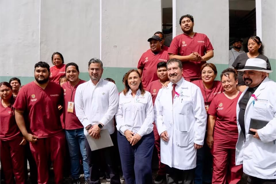 Rocio Nahle y Daniel Cortina en gira de trabajo por Tuxpan