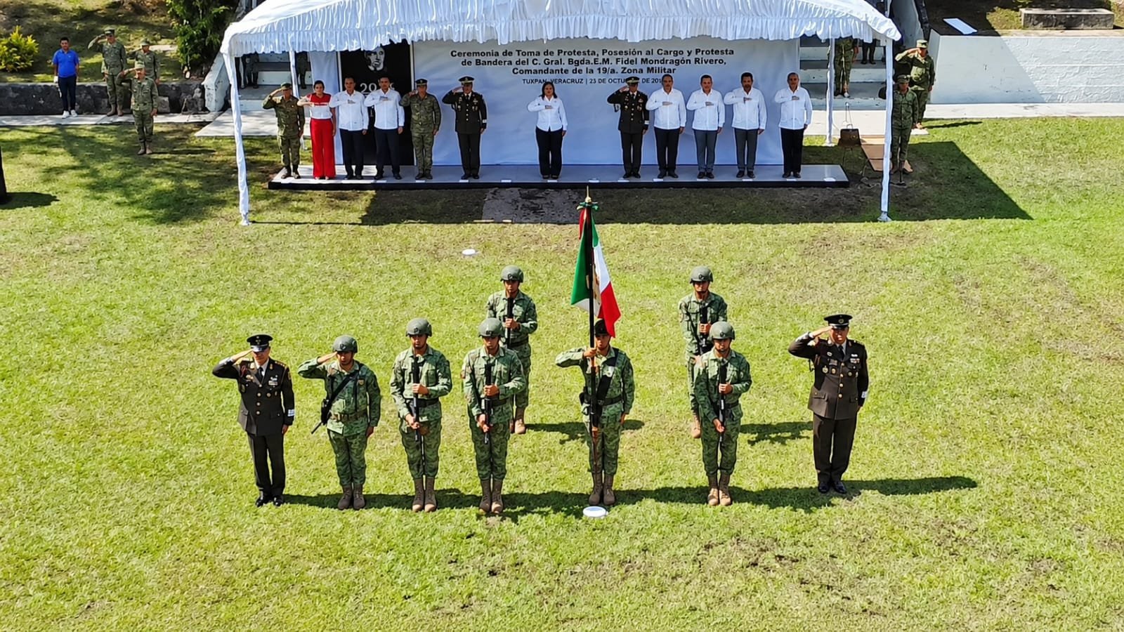 Toma de posesion del mando 19/a. Zona Militar Tuxpan