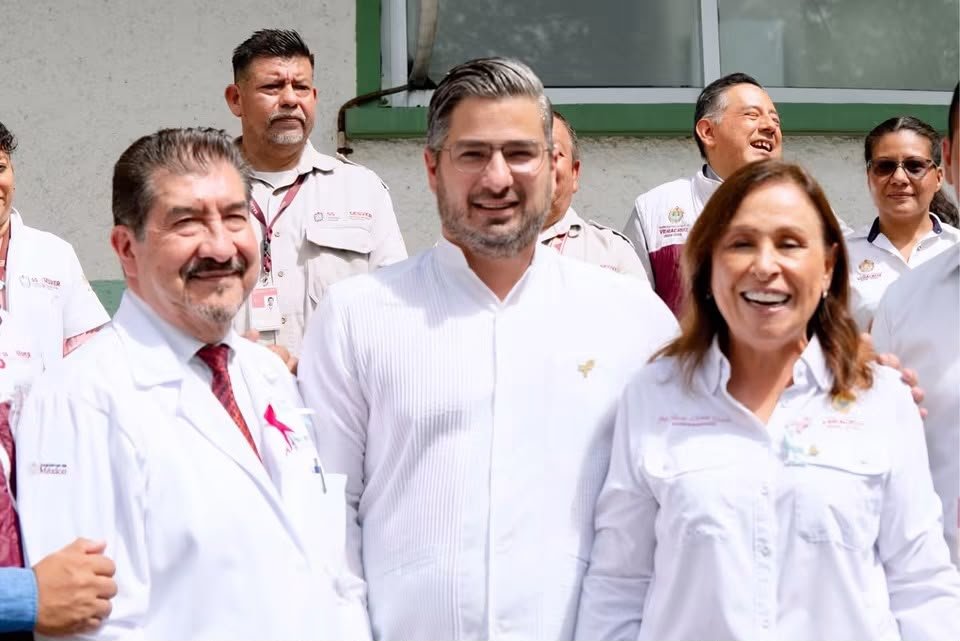 Rocio Nahle y Daniel Cortina en gira de trabajo por Tuxpan