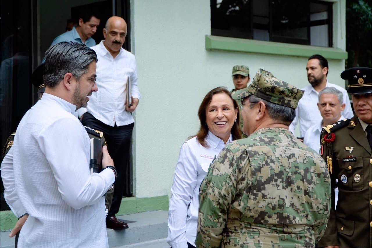 Rocio Nahle y Daniel Cortina en gira de trabajo por Tuxpan