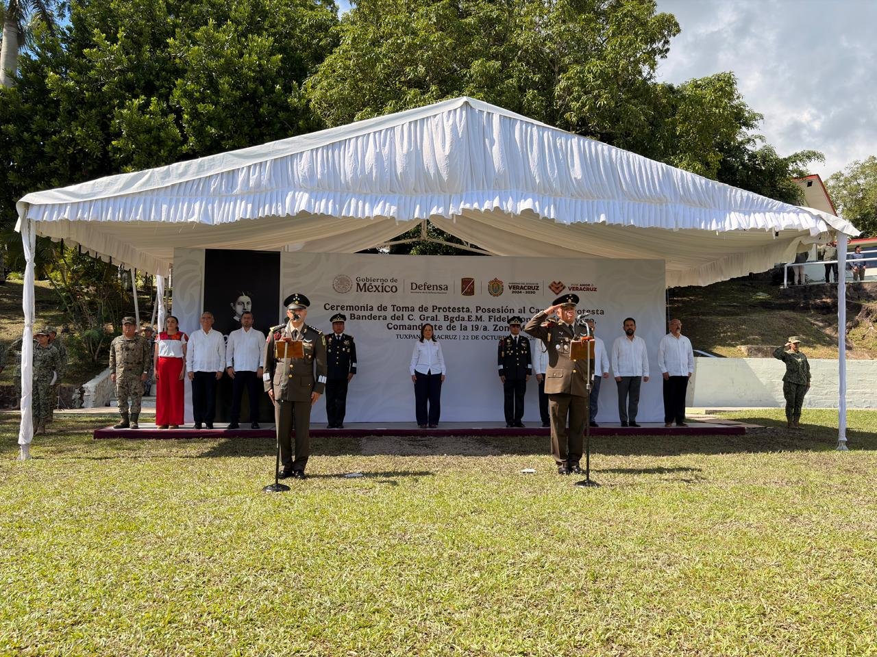 Toma de posesion del mando 19/a. Zona Militar Tuxpan