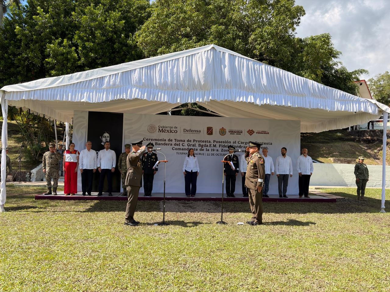 Toma de posesion del mando 19/a. Zona Militar Tuxpan