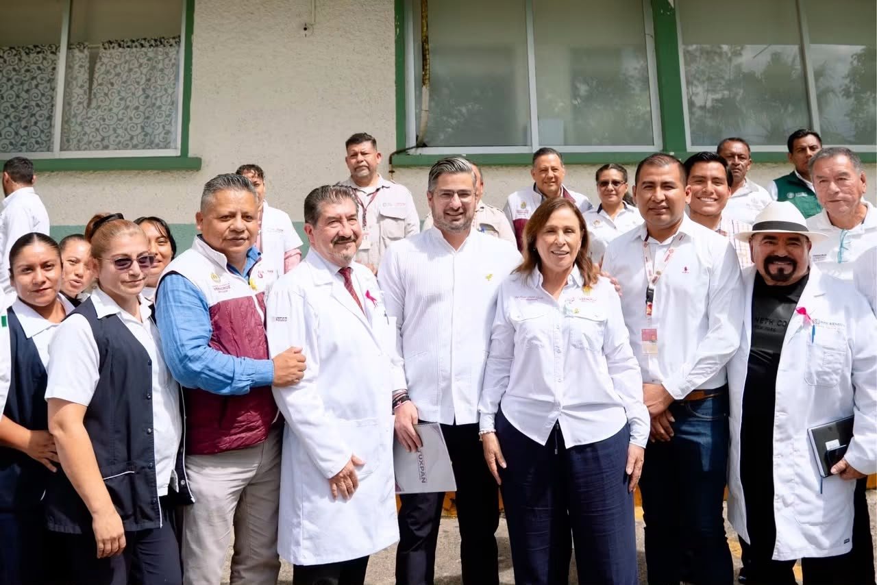 Rocio Nahle y Daniel Cortina en gira de trabajo por Tuxpan