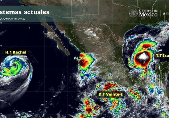 Se forma tormenta tropical Isaías en el Golfo de México; Marina cierra 12 puertos