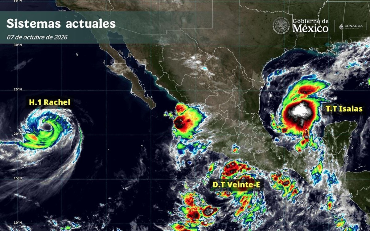 Se forma tormenta tropical Isaías en el Golfo de México; Marina cierra 12 puertos