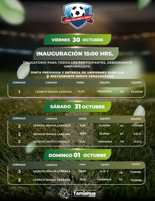 tamiahua-copa-telmex-nuevas-fechas-2026-10-19-origen